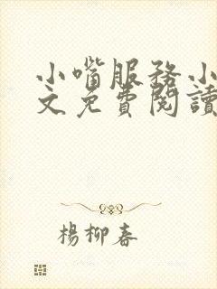 小嘴服务小说全文免费阅读最新章节