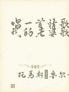 唱一首情歌送给我的老婆歌名叫啥封面