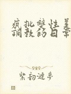 疯批双性美人被调教的日常