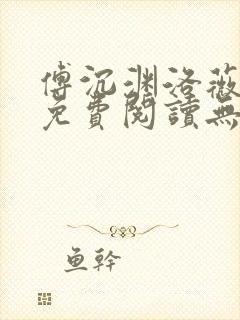 傅沉渊洛薇小说免费阅读无弹窗封面