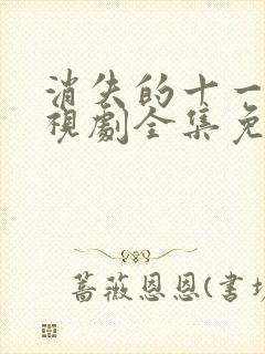 消失的十一楼电视剧全集免费观看封面