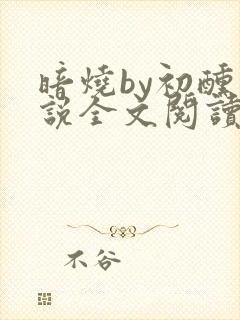 暗烧by初醺小说全文阅读免费