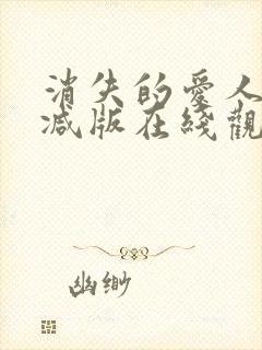 消失的爱人未删减版在线观看封面