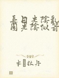 长日光阴乱作一团光阴似箭时渺封面