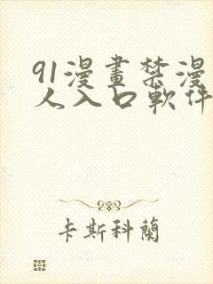 91漫画禁漫成人入口软件