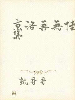 京洛再无佳人全集