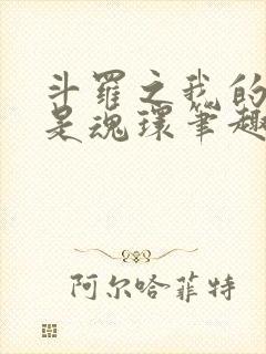 斗罗之我的武魂是魂环笔趣阁