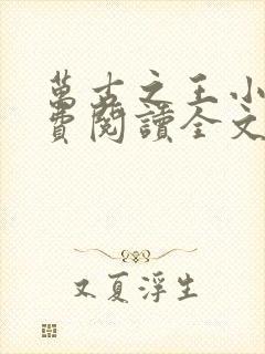 万古之王小说免费阅读全文无窗口