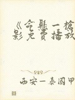 《命悬一枪》电影免费播放封面