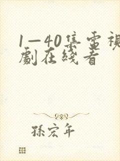 1—40集电视剧在线看