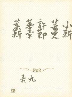 叶华许芸小说最新章节更新时间