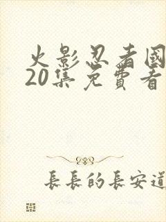 火影忍者国语720集免费看