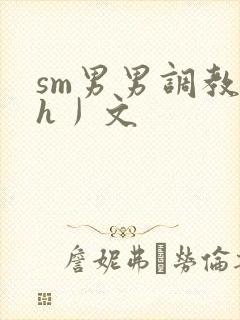 sm男男调教〈h丿文
