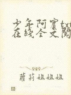 少年阿宾txt在线全文阅读