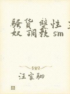 骚货 双性 主奴 调教 sm