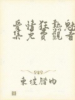 爱情狂热魅惑全集免费观看动漫版