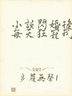 小说闪婚后大叔每天狂宠我免费阅读