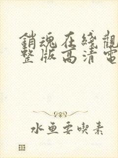 销魂在线观看完整版高清电影