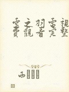 云之羽电视剧免费观看完整版高清封面