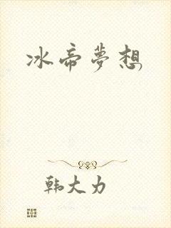 冰帝梦想封面