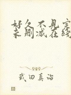 好久不见完整版未删减在线免费观看封面