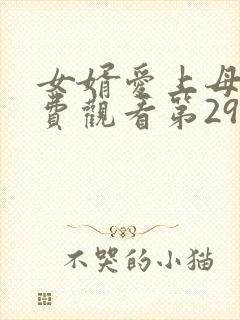 女婿爱上母娘免费观看第29集
