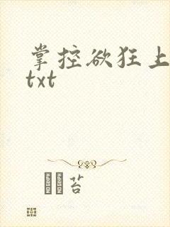 掌控欲狂上加狂txt