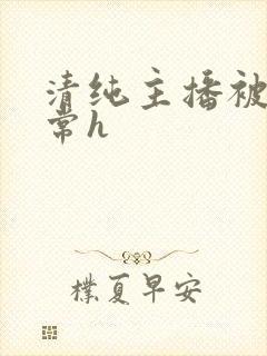 清纯主播被脔日常h封面