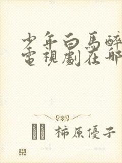 少年白马醉春风电视剧在哪里看