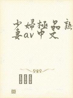 少妇极品熟妇人妻av中文