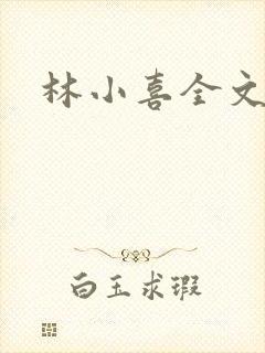 林小喜全文阅读