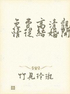 免费高清观看爱情从结婚开始短剧