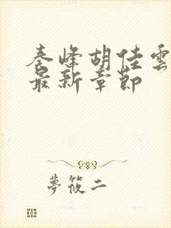 奏峰胡佳云小说最新章节封面