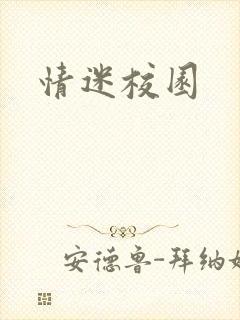 情迷校园封面