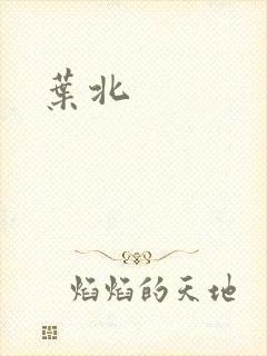 叶北封面