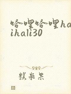 哈哩哈哩halihali30