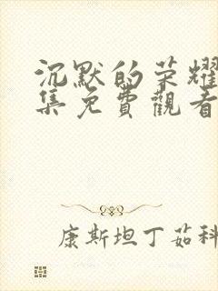 沉默的荣耀第三集免费观看封面