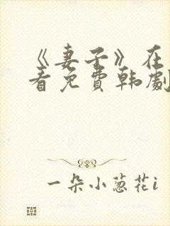 《妻子》在线观看免费韩剧高清全集