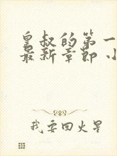 皇叔的第一宠妃最新章节 小说