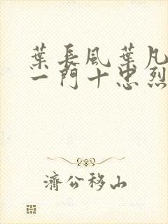 叶长风叶凡小说一门十忠烈