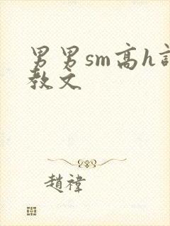 男男sm高h调教文