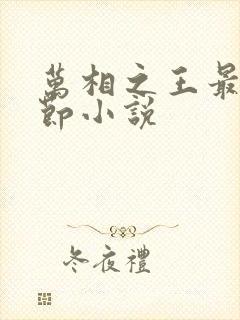 万相之王最新章节小说