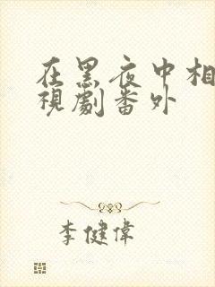 在黑夜中相拥电视剧番外