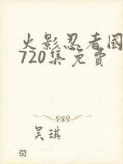 火影忍者国语版720集免费