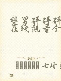 双男砰砰砰高清在线观看全集