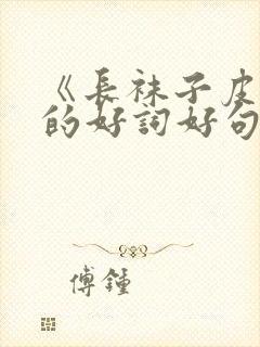 《长袜子皮皮》的好词好句封面