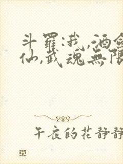 斗罗:我,酒剑仙,武魂无限升级封面