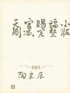 天官赐福小说无删减完整版txt下载