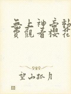 无上神帝动漫免费观看樱花