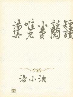 汤唯小说短篇合集免费阅读封面